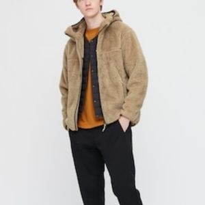 Uniqlo Windproof Fluffy Yarn Fleece Zip 